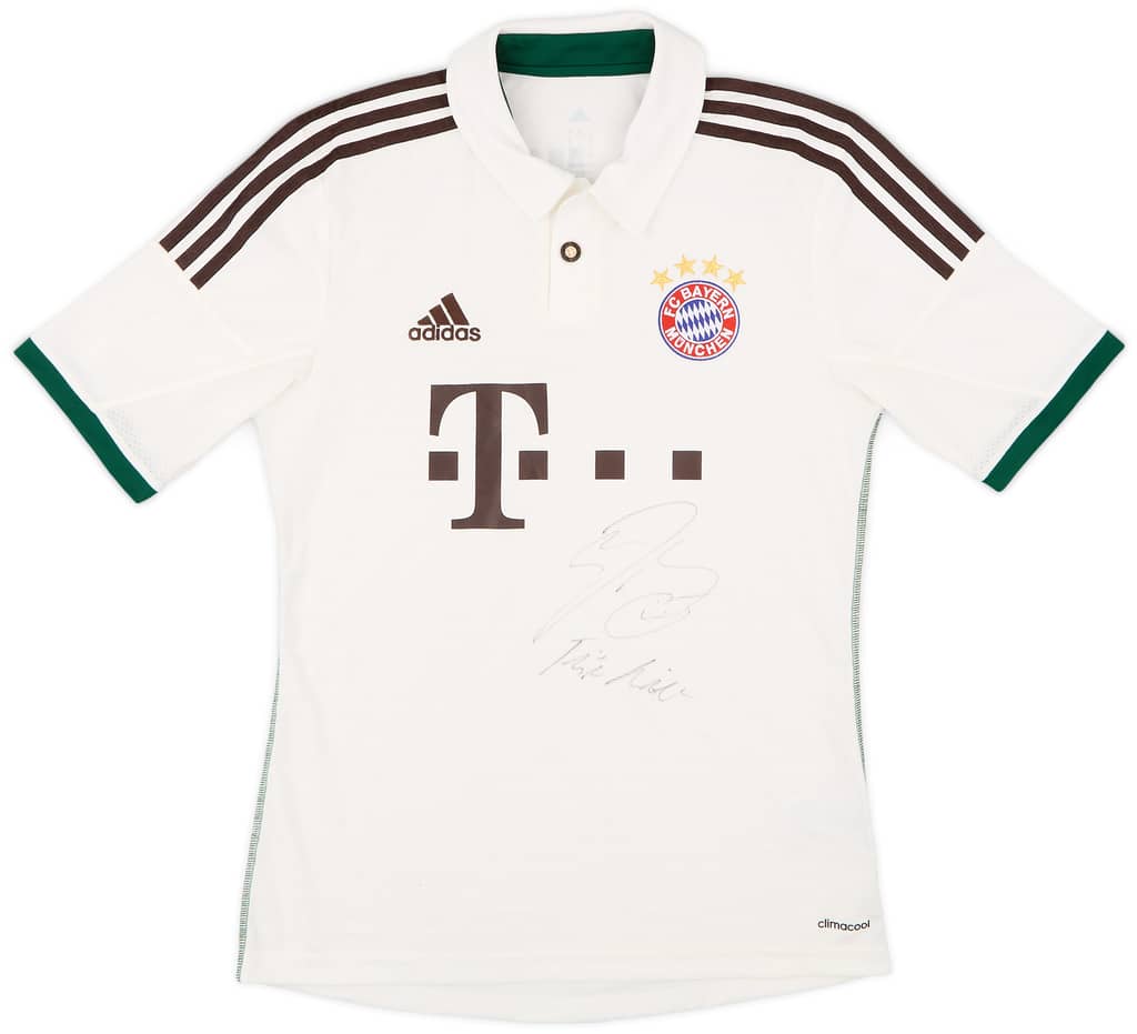 2013-14 Bayern Munich Signed Away Shirt - 9/10 - (S)