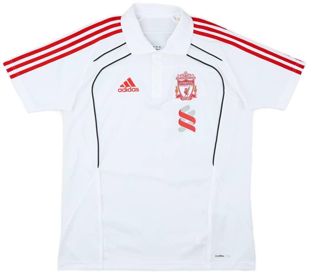 2010-11 Liverpool adidas Polo Shirt - 7/10 - (M)