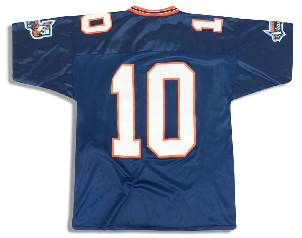 1999 Amsterdam Admirals #10 Fab-Knit Jersey (Away) L