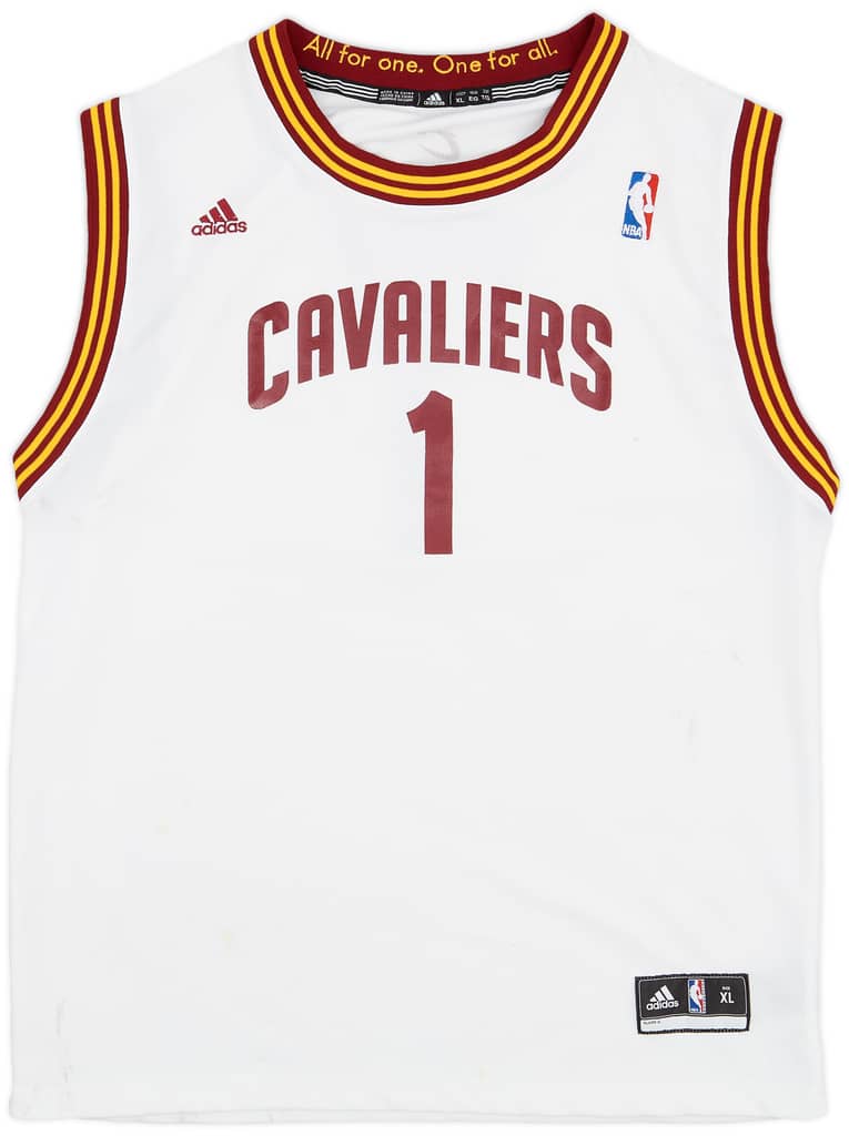 2010-13 Cleveland Cavaliers Gibson #1 adidas Home Jersey - 5/10 - (XL.Boys)