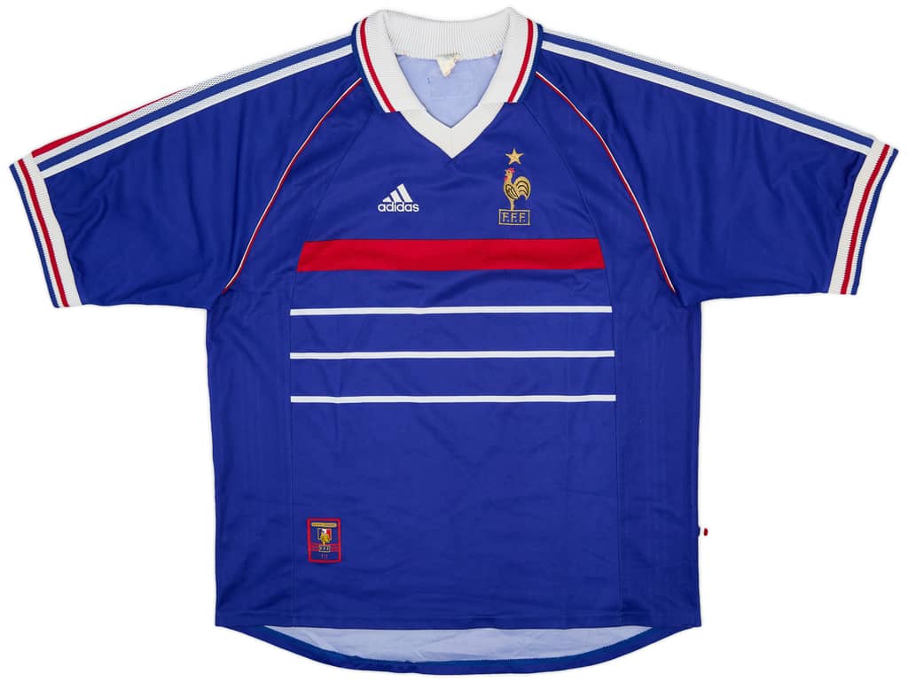 1998-00 France Home Shirt - 8/10 - (XL)