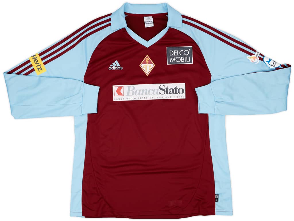 2012-13 Bellinzona Home L/S Shirt - 9/10 - (XL)