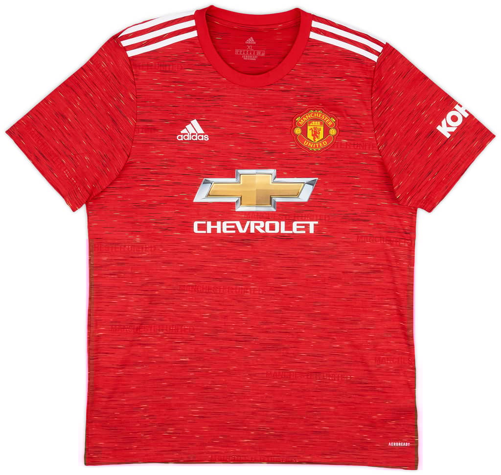 2020-21 Manchester United Home Shirt Mata #8 - 10/10 - (XL)