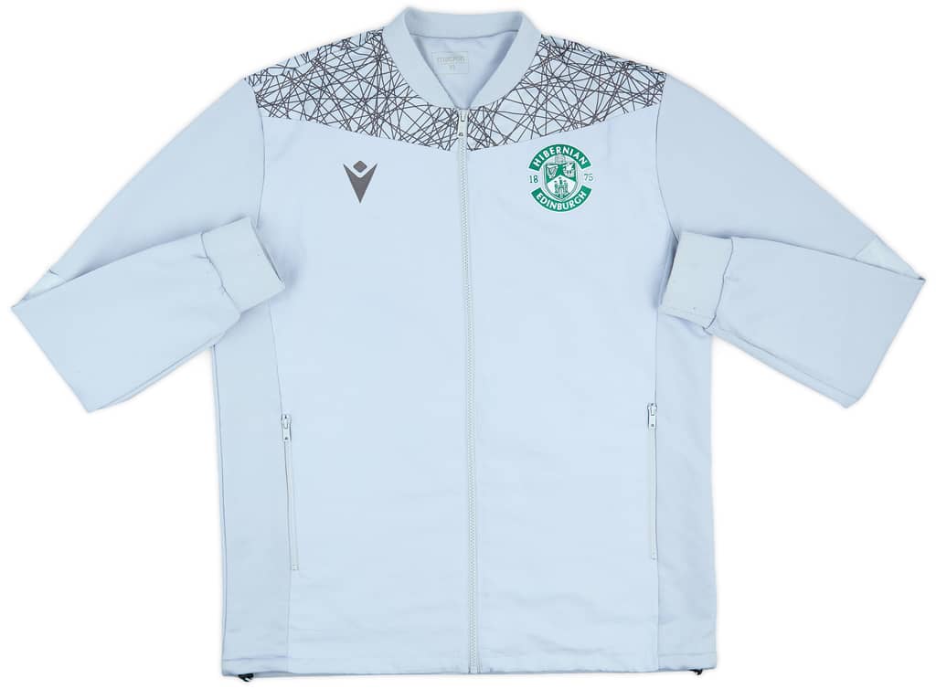 2017-18 Hibernian Macron Track Jacket - 8/10 - (XL)