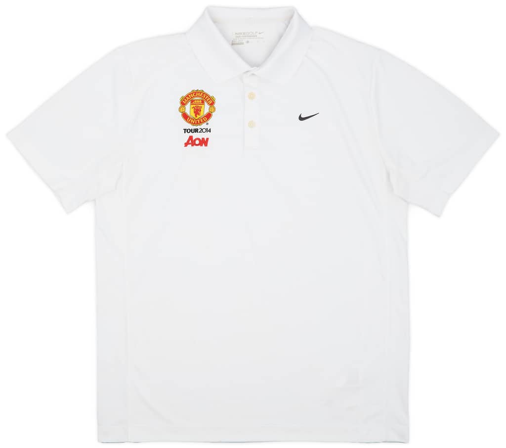 2014-15 Manchester United Nike Travel Polo Shirt - 8/10 - (L)
