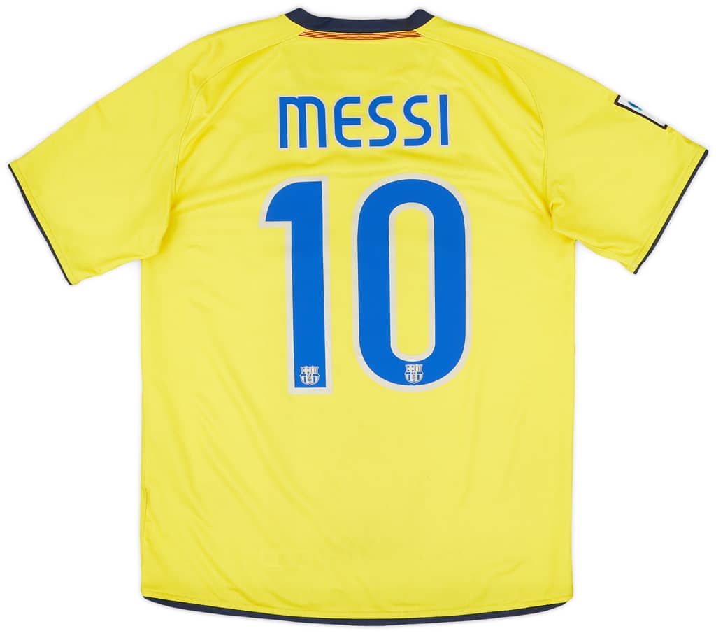 2008-10 Barcelona Away Shirt Messi #10 - 7/10 - (S)