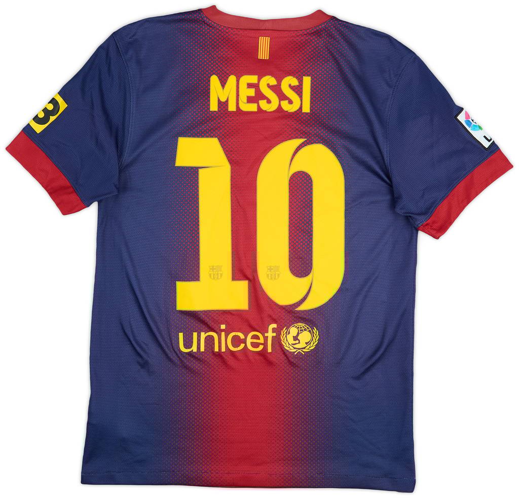 2012-13 Barcelona Home Shirt Messi #10 - 7/10 - (S)