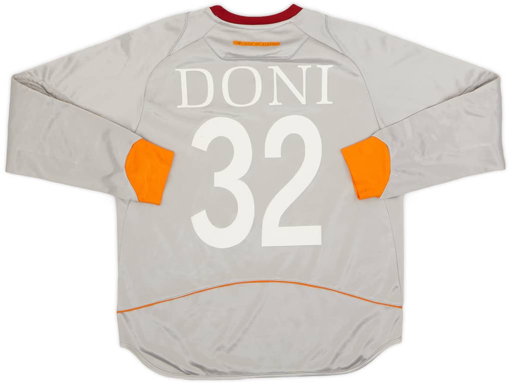 2006-07 Roma GK Shirt Doni #32 - 7/10 - (XL.Boys)