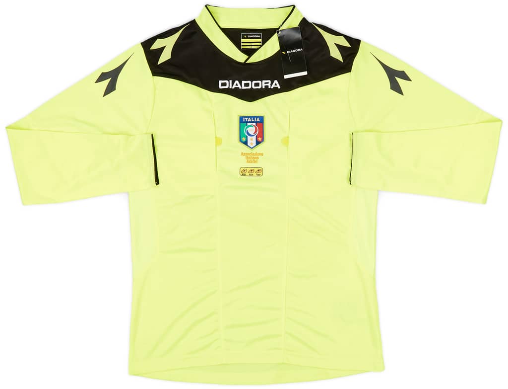 2014-15 Italy Diadora Referee L/S Shirt (S)