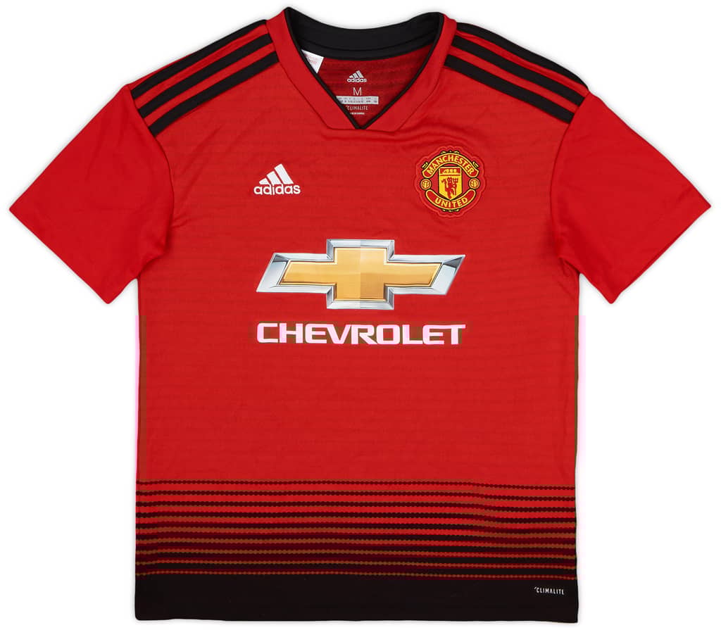 2018-19 Manchester United Home Shirt - 8/10 - (M.Boys)