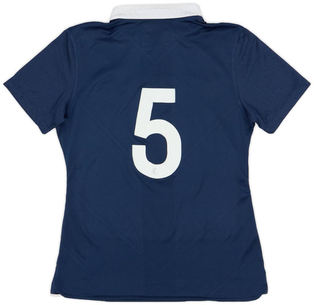 2014-15 France Player Issue Home Shirt #5 - 9/10 - (M)