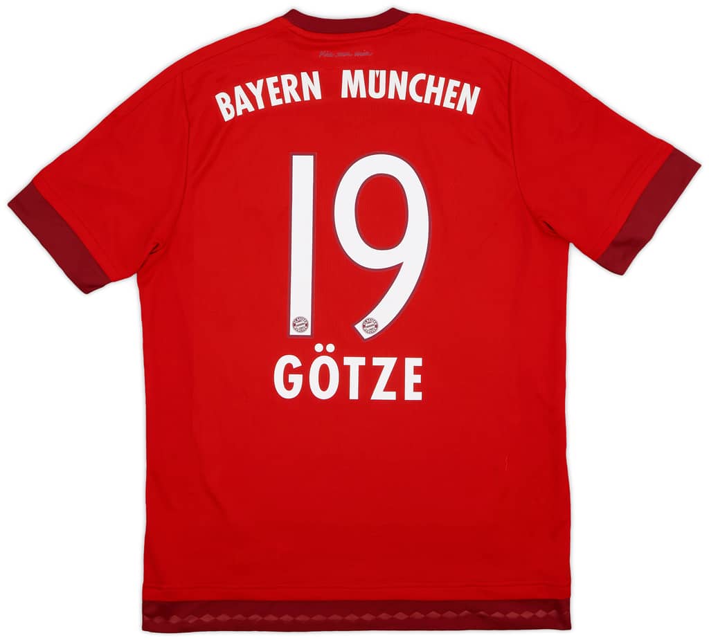 2015-16 Bayern Munich Home Shirt Gotze #19 - 6/10 - (L)