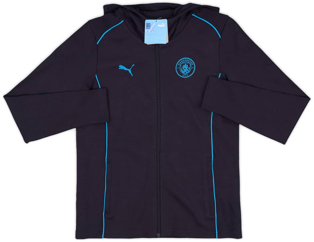 2024-25 Manchester City Puma Hooded Zip Top (S)