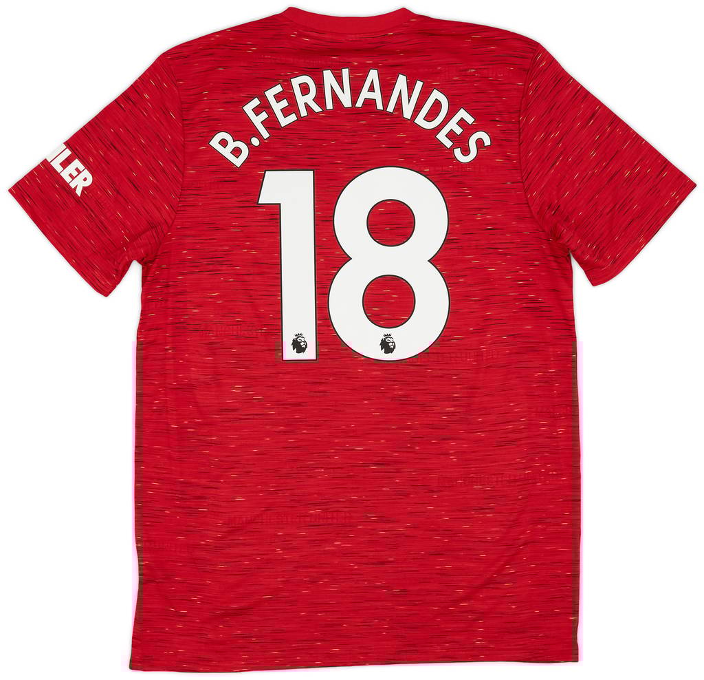 2020-21 Manchester United Home Shirt B.Fernandes #18 (L)