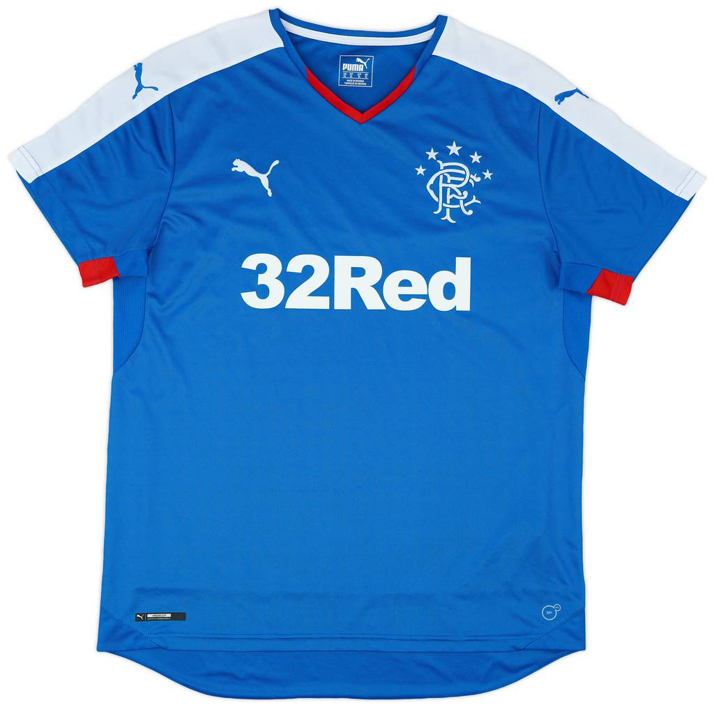 2015-16 Rangers Home Shirt - 8/10 - (XL)