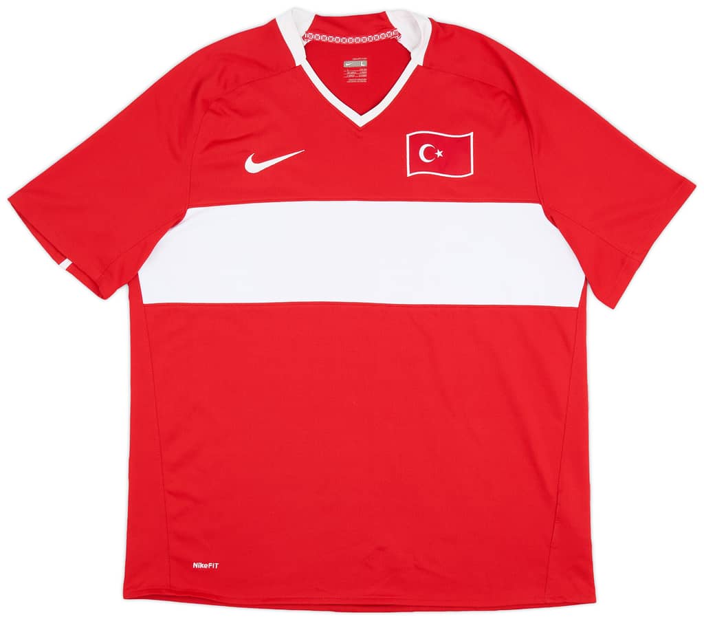 2008-10 Turkey Home Shirt - 8/10 - (L)