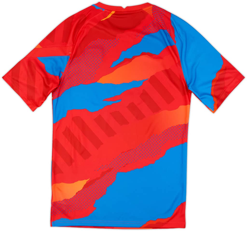 2021-22 Atletico Madrid Player Issue Pre-Match Champions League Shirt (S)