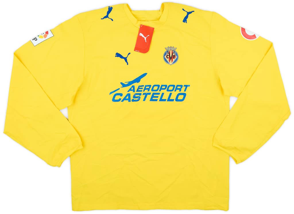2006-07 Villarreal Home L/S Shirt (L)