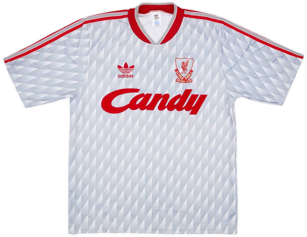 1989-91 Liverpool Away Shirt - 8/10 - (M/L)