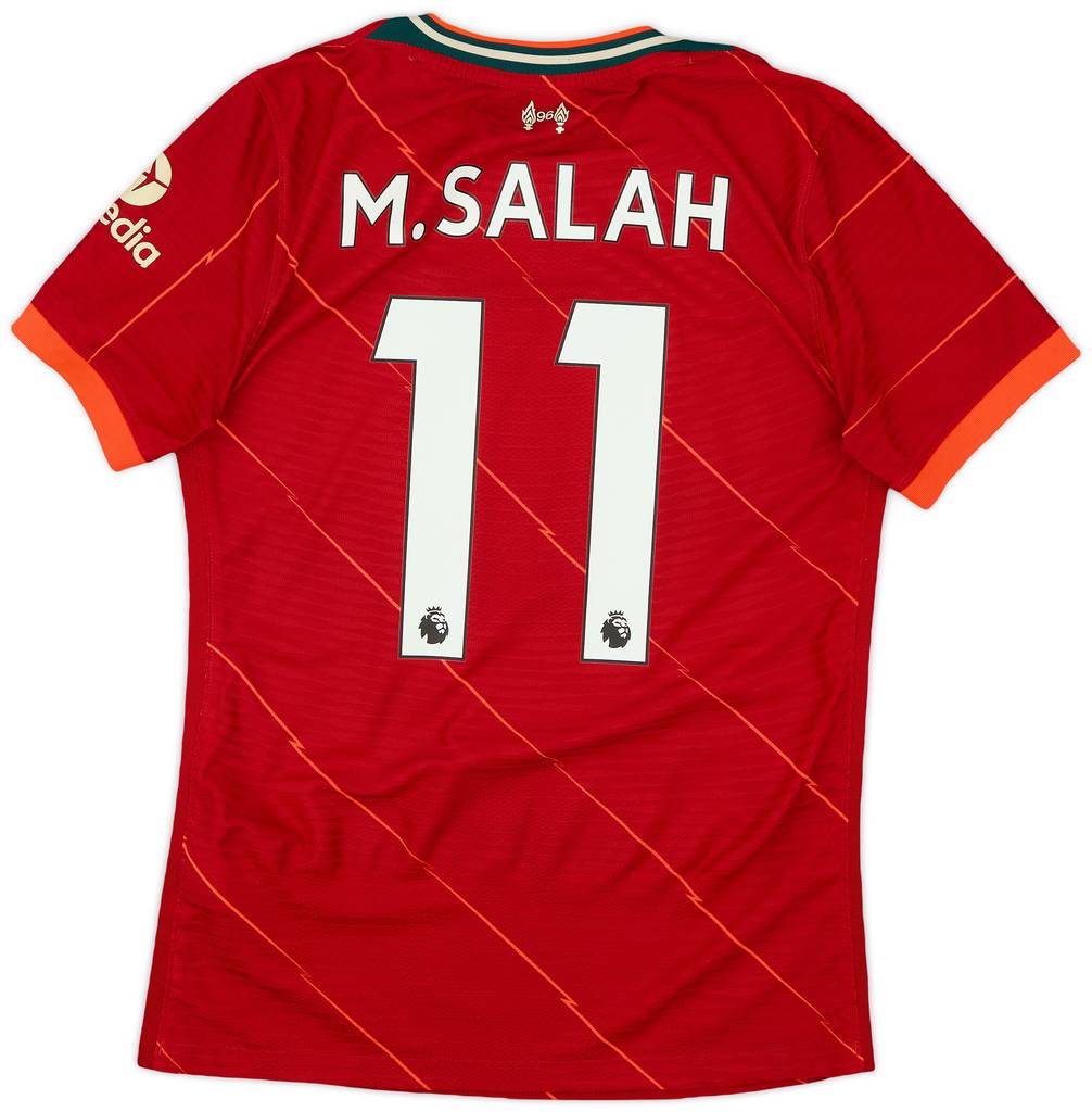2021-22 Liverpool Authentic Home Shirt M.Salah #11 - 9/10 - (S)