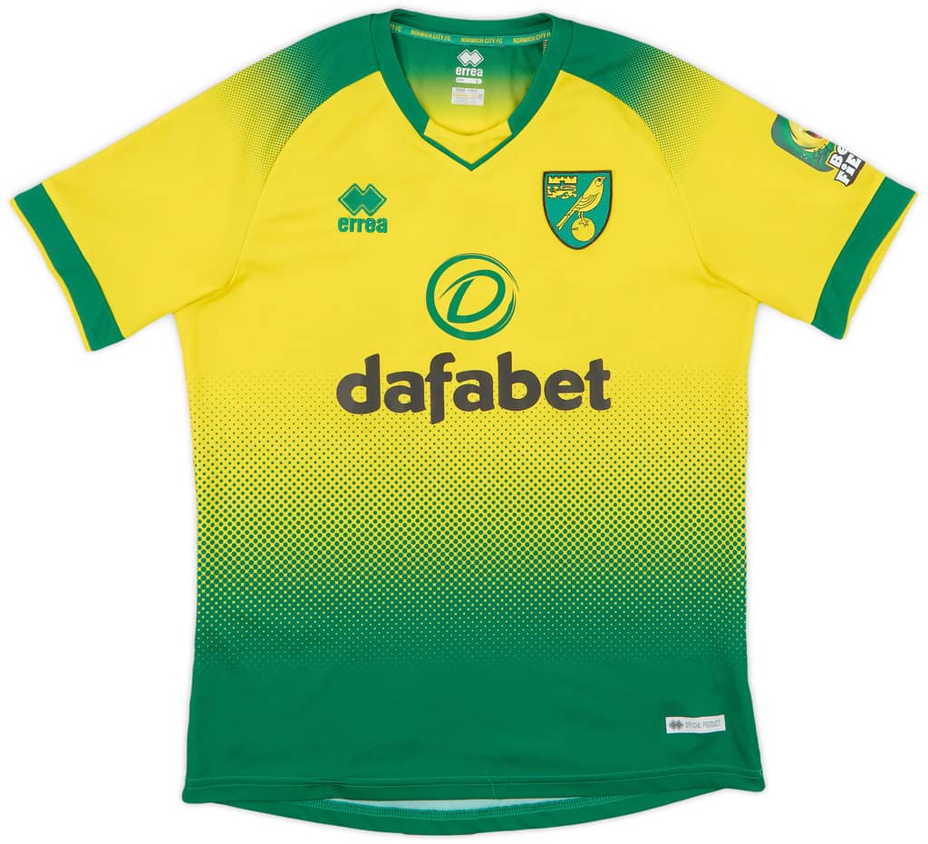 2019-20 Norwich Home Shirt - 8/10 - (L)