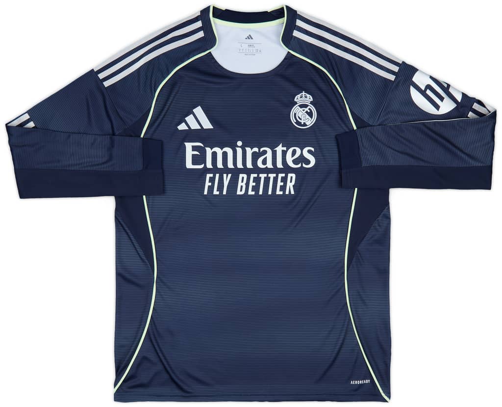 2025-26 Real Madrid Away L/S Shirt Bellingham #5