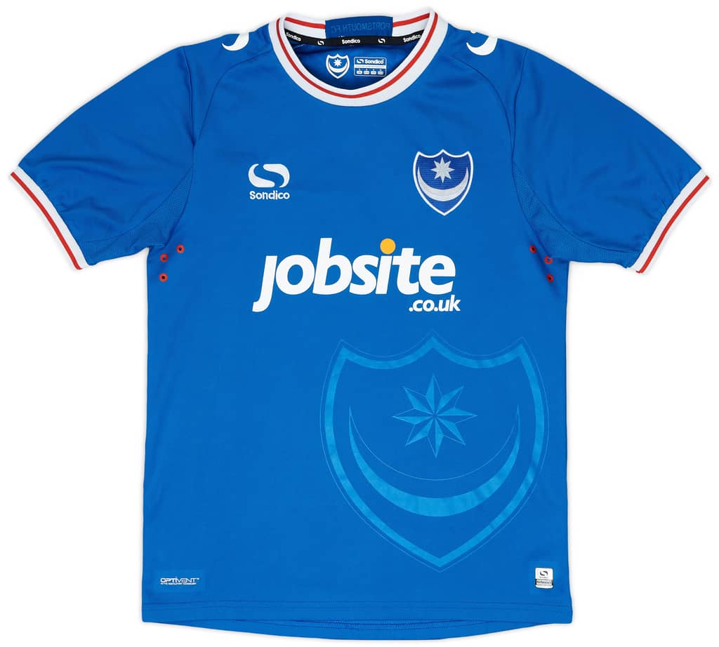 2017-18 Portsmouth Home Shirt - 8/10 - (S)