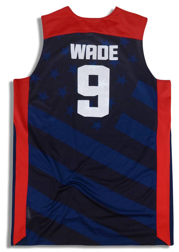 2012 USA Wade #9 Nike Jersey (Away) XL
