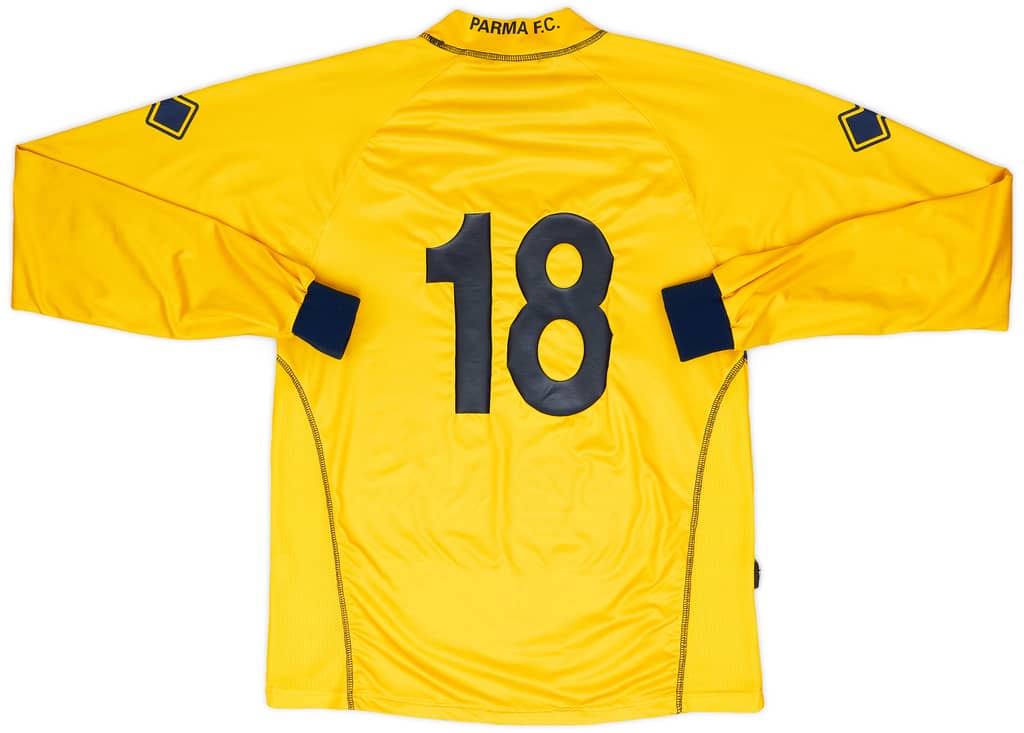 2005-06 Parma Away L/S Shirt #18 - 6/10 - (M)