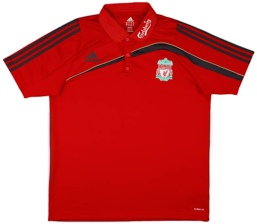 2009-10 Liverpool adidas Polo Shirt - 7/10 - (XL)
