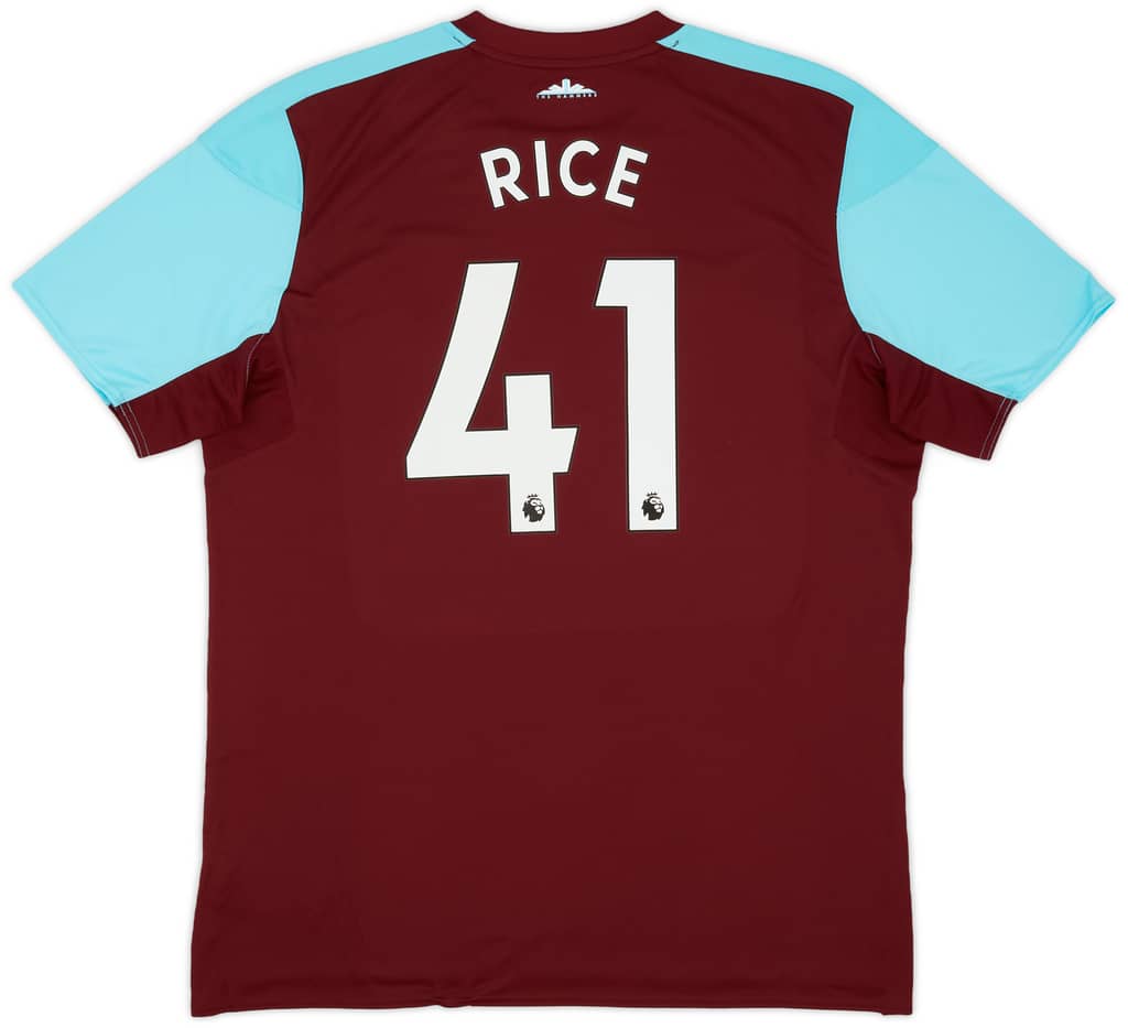 2017-18 West Ham Home Shirt Rice #41 (XXL)