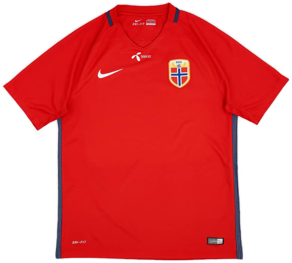 2016-18 Norway Home Shirt - 9/10 - (M)