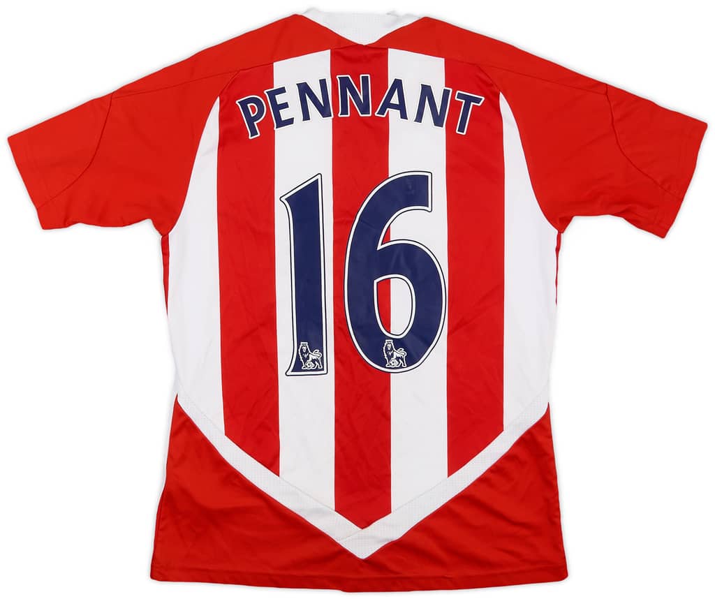 2011-12 Stoke City Home Shirt Pennant #16 - 7/10 - (XS)