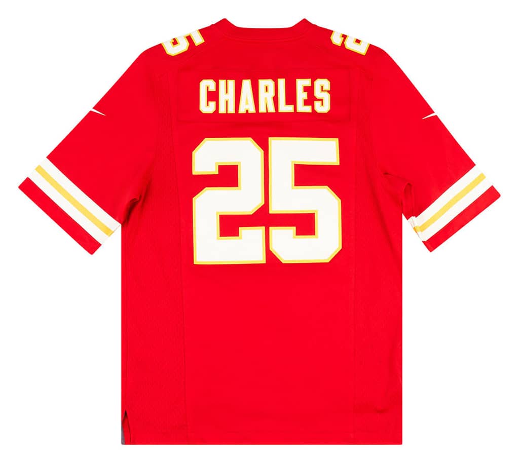 2012-16 Kansas City Chiefs Charles #25 Nike Game Jersey (Home) S