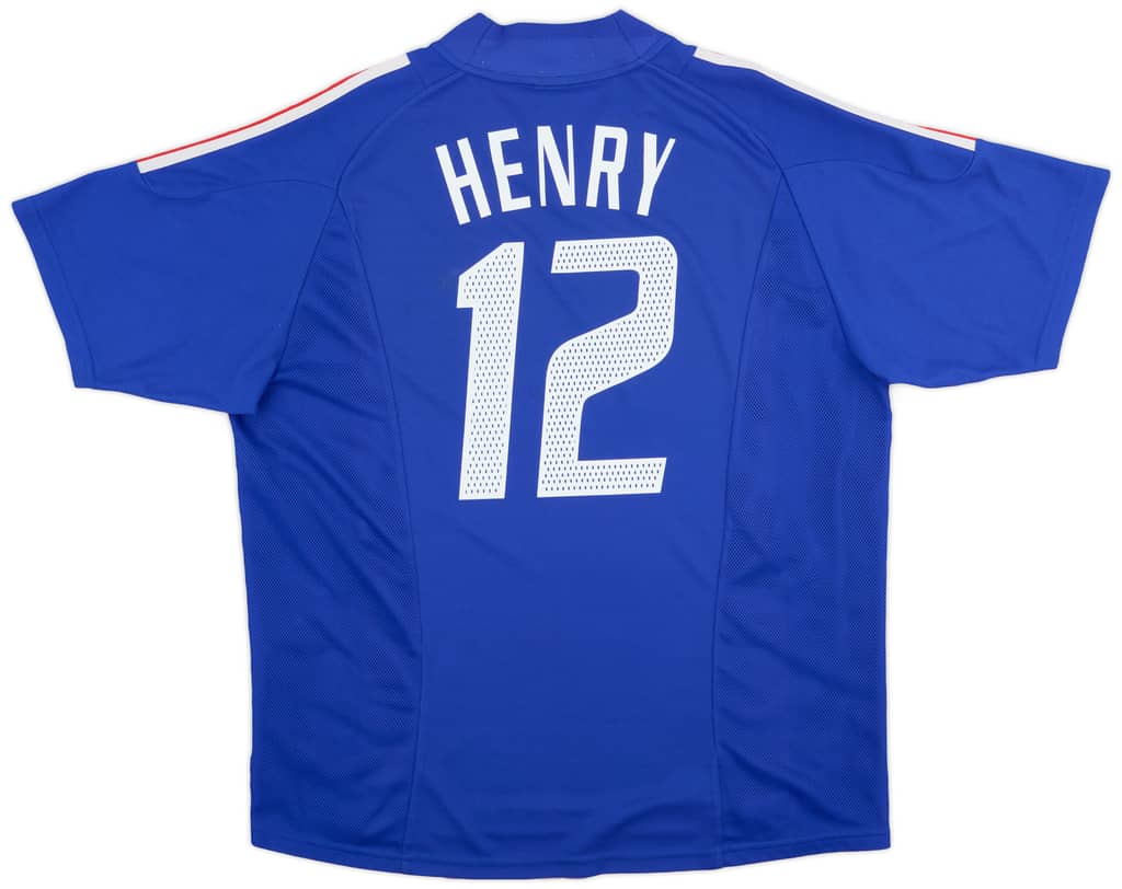 2002-04 France Home Shirt Henry #12 - 5/10 - (XL)