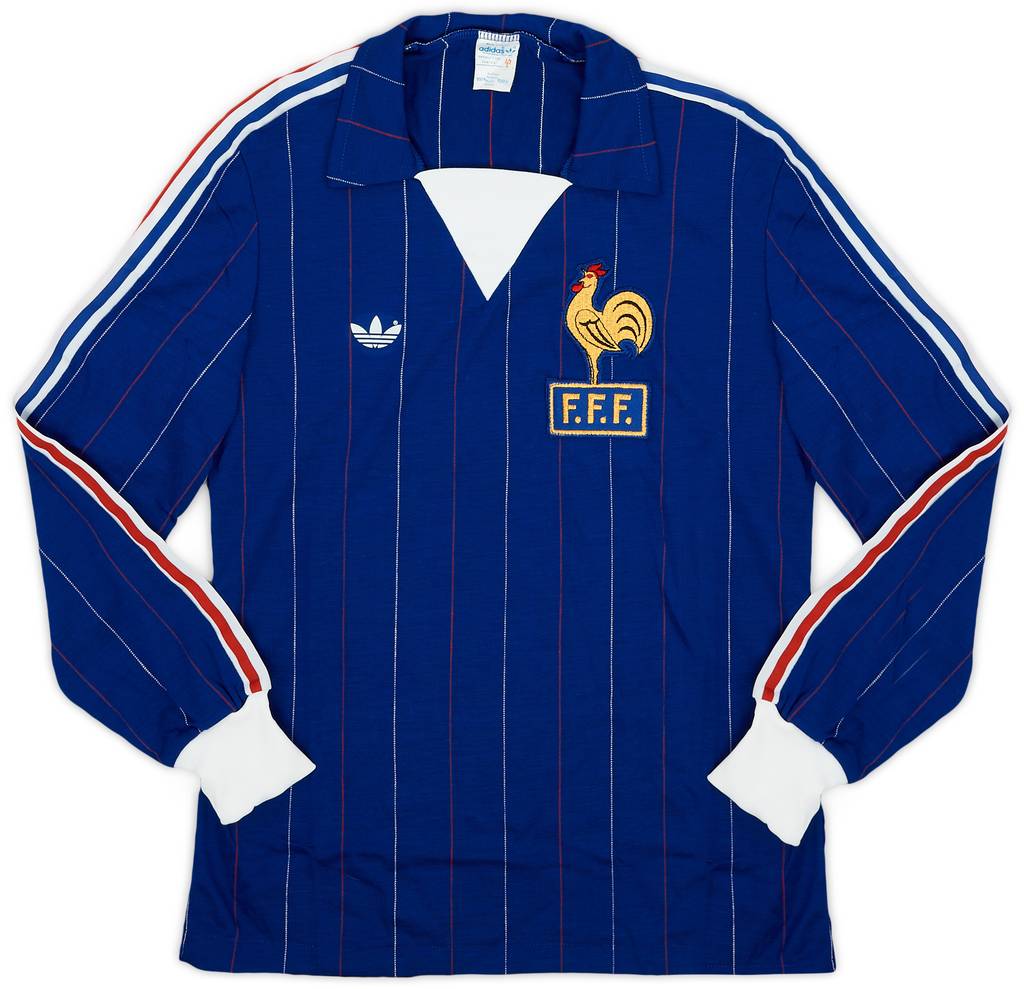 1980-82 France Home L/S Shirt - 8/10 - (S)