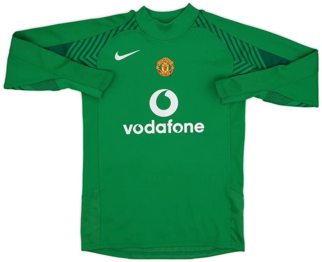 2005-06 Manchester United GK Shirt - 9/10 - (M.Boys)