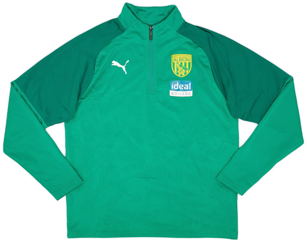 2018-19 West Brom Puma 1/4 Zip Drill Top - 9/10 - (L)