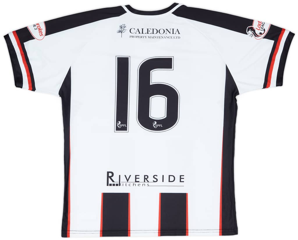 2018-20 Elgin City Match Issue Home Shirt #16