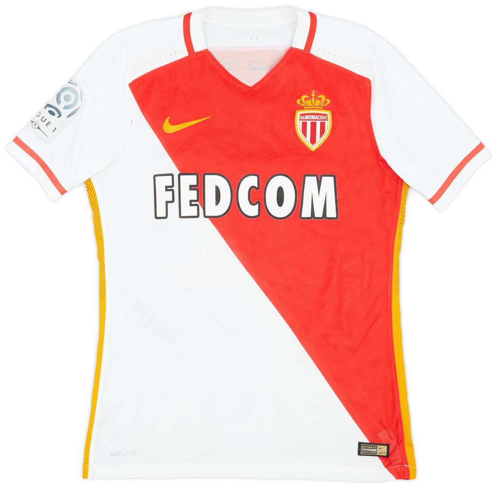 2015-16 Monaco Authentic Home Shirt El Shaarawy #22 - 7/10 - (M)