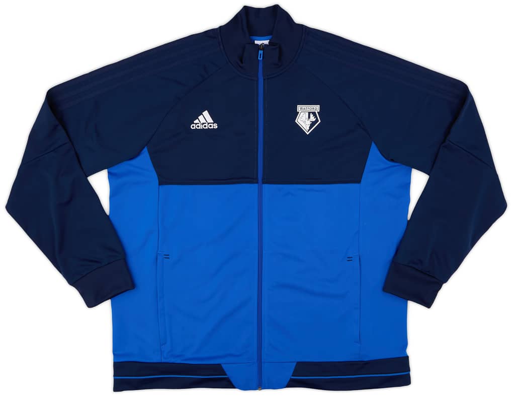 2017-18 Watford adidas Track Jacket - 8/10 - (XXL)