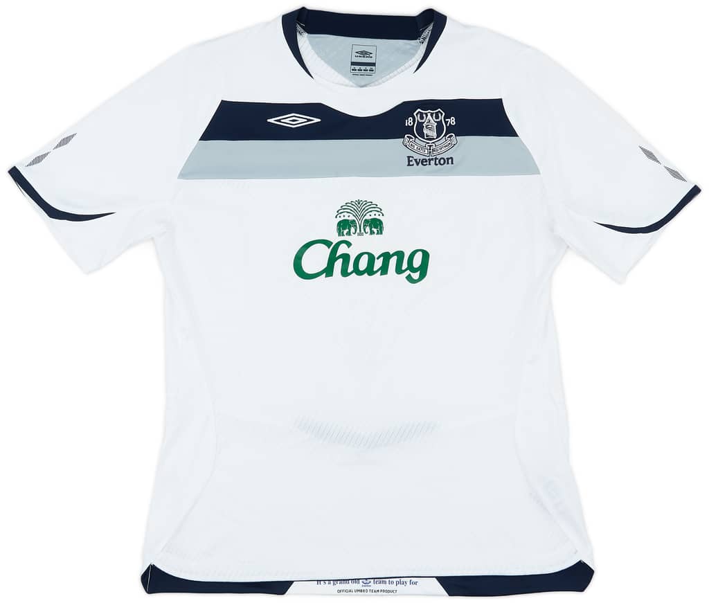 2008-09 Everton Away Shirt - 9/10 - (Women's XL)