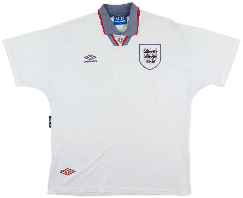 1993-95 England Home Shirt - 6/10 - (L)
