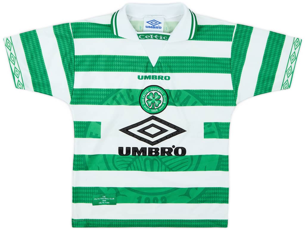 1997-99 Celtic Home Shirt - 8/10 - (S.Boys)