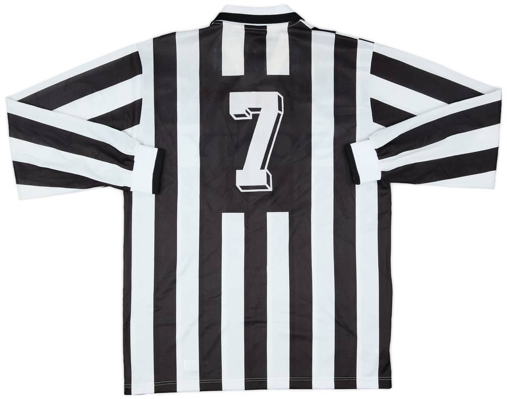 1995-97 Juventus Home L/S Shirt #7 - 9/10 - (XL)