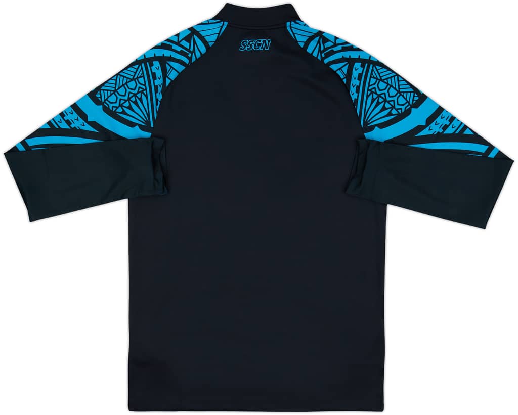 2023-24 Napoli EA7 1/4 Zip Training Top