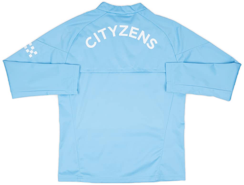 2023-24 Manchester City Player Issue 1/4 Zip Rain Top #47 (Foden) - As New - (M)