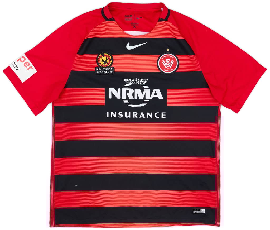 2016-17 Western Sydney Wanderers Home Shirt - 7/10 - (XL)