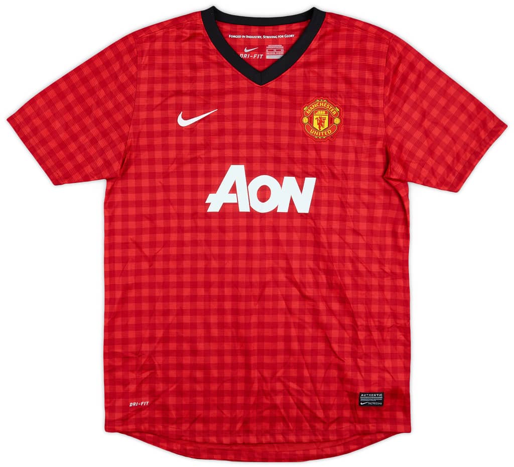 2012-13 Manchester United Home Shirt - 8/10 - (XL.Boys)