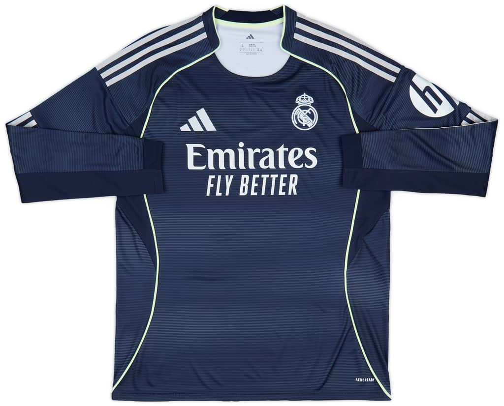 2025-26 Real Madrid Away L/S Shirt Vini Jr. #7